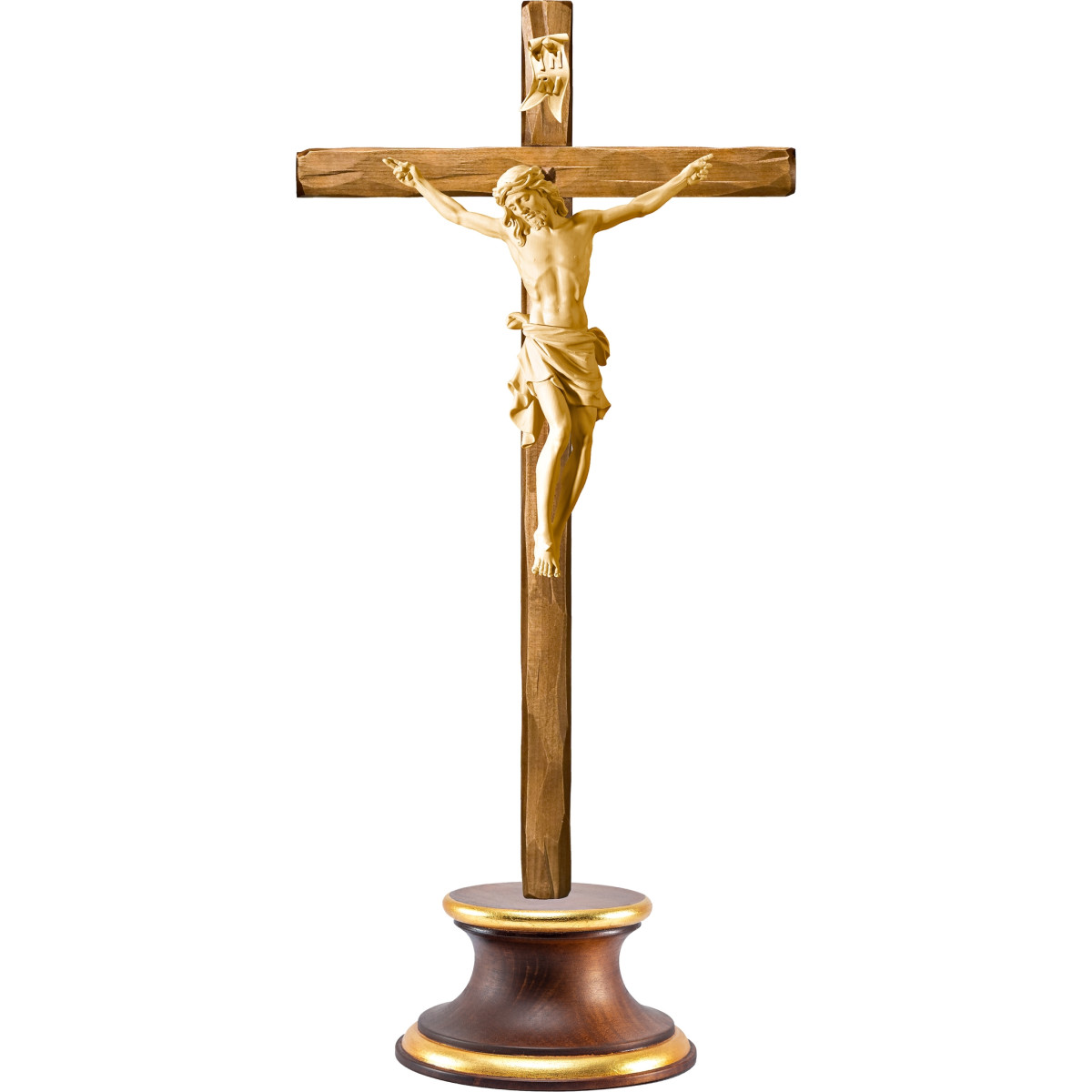 Cristo Pisa en pedestal